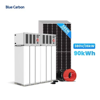 Blue Carbon Off Grid 90kWh solární energetický systém 36kW solární komerční průmyslové využití